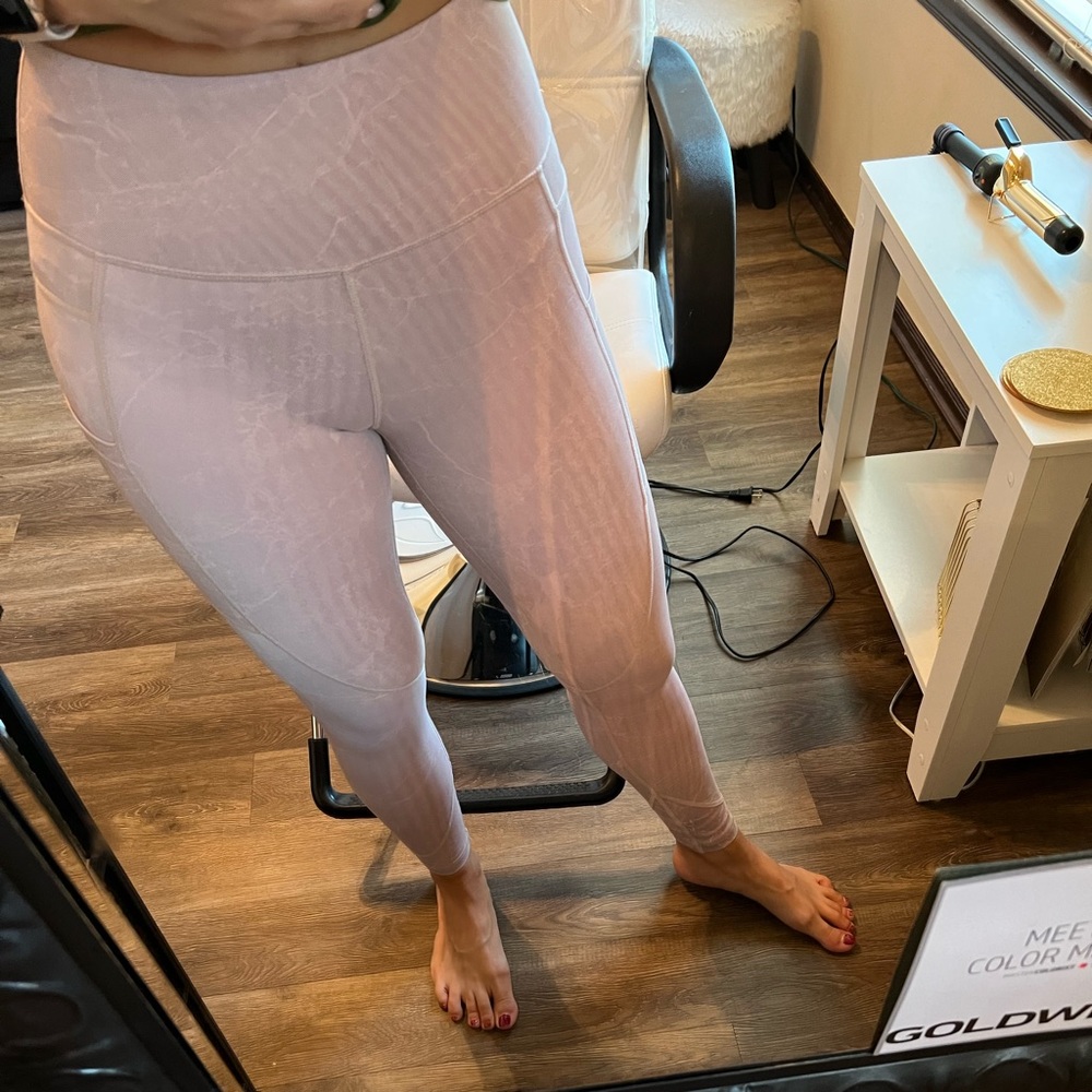 Zyia Pink Digital Granite Pocket Light n Tight